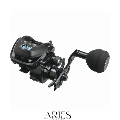 AbuGarcia (アブガルシア) MAX DLC MHPーL 大画面 デジタルラインカウンター 左巻き 中深溝 ハイギヤ パワーハンドルモデル