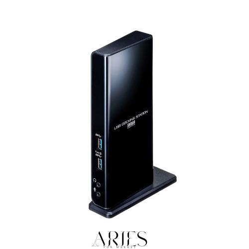 サンワサプライ Type-C・USB3.2A接続デュアルHDMIドッキングステーション USB-CVDK7