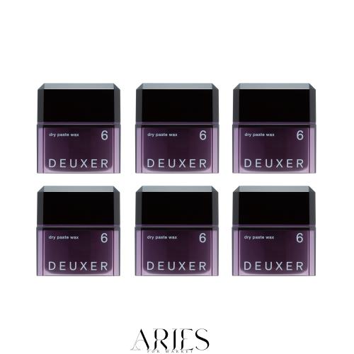 ナンバースリー DEUXER(デューサー) ドライペーストワックス6(6個セット) ヘアワックス フローラルベリー バイオレット 6個