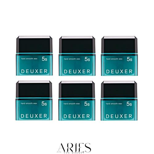 ナンバースリー DEUXER(デューサー) ハードスムースワックス5S(6個セット) ヘアワックス フローラルベリー ターコイズブルー 1個 (x 6)の通販は 9,675円