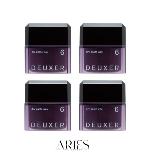 ナンバースリー DEUXER(デューサー) ドライペーストワックス6(4個セット) ヘアワックス フローラルベリー バイオレット 4個