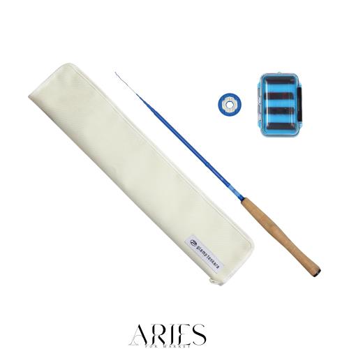 プロックス(PROX) グランテンカラセット 300 GLTKS30 渓流釣りセット 【ロッド・毛鉤・毛鉤ケース・レベルライン・ハリスのセット】