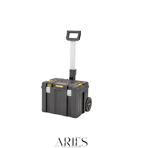 デウォルト(DEWALT) TSTAK モバイルツールボックス キャリータイヤ付き 工具箱 収納ケース ツールボックス 運びやすい 積み重ね収納 DWST