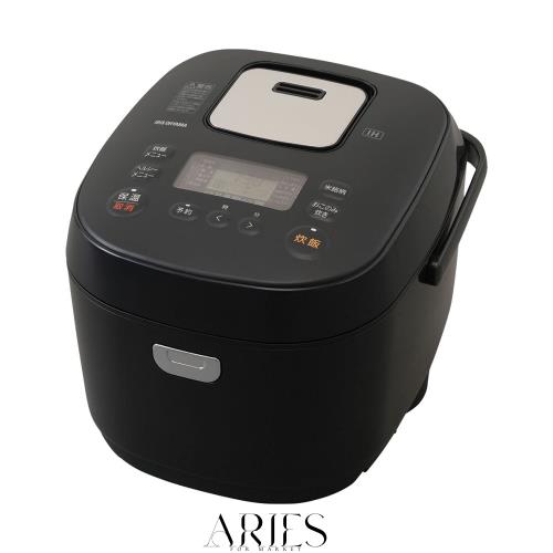 アイリスオーヤマ 炊飯器 10合 1升 IH式 40銘柄炊き分け機能 極厚火釜 玄米 RC-IK10-B ブラック