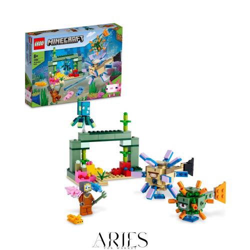 レゴ(LEGO) マインクラフト ガーディアンとの戦い 21180 おもちゃ ブロック プレゼント テレビゲーム 海 男の子 女の子 8歳以上