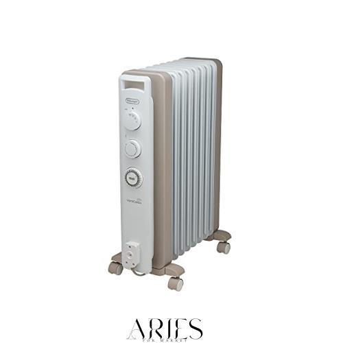 De’Longhi (デロンギ) オイルヒーター ヴェルティカルド RHJ21F0812-WH 電気ヒーター ゼロ風暖房 静音 乾燥しにくい 表面温度約80℃ 燃料