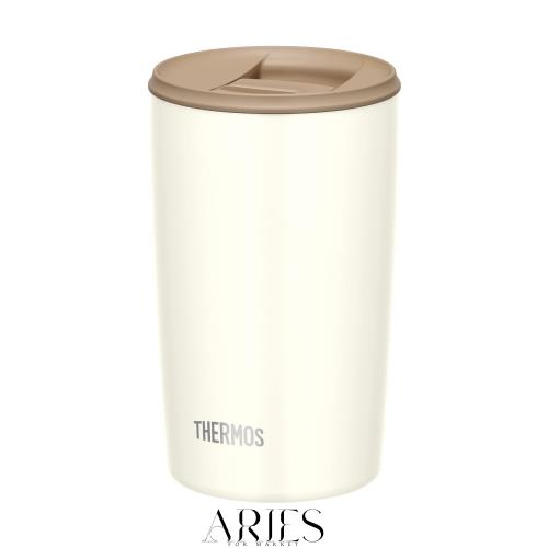 サーモス 真空断熱タンブラー フタ付き 400ml ホワイト JDP-400 WHの通販は 6,871円