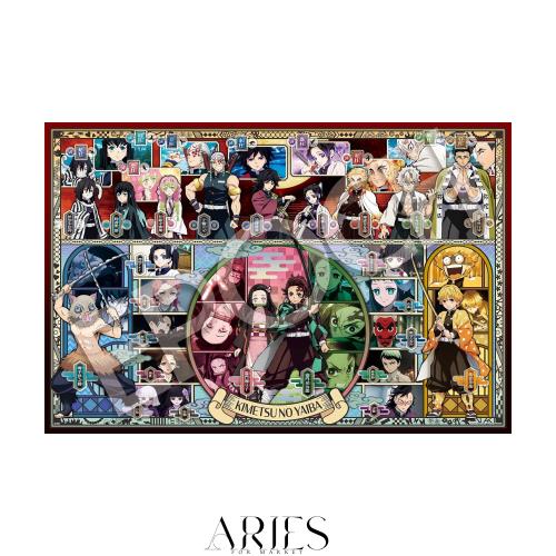 エポック社 1000ピース ジグソーパズル 鬼滅の刃 パズルデコレーション Vol.1 (50×75cm) 97-201s のり付き ヘラ付き デコレーションパー