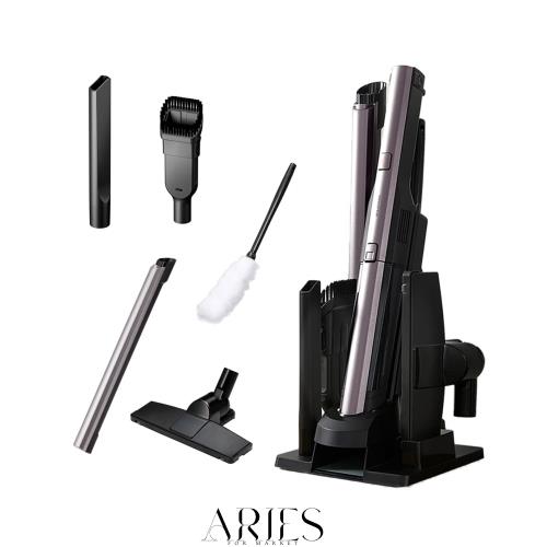 アイリスオーヤマ ハンディクリーナー コードレス コンパクト 2Way 掃除機 アタッチメント 軽量 スティッククリーナー HCD-A1M-T ブラウ