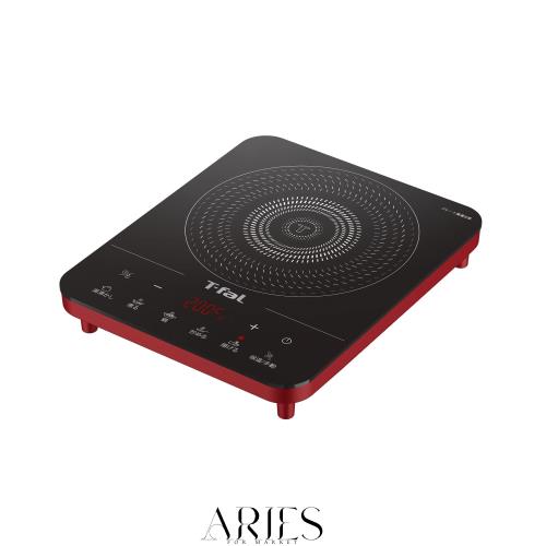 ティファール 卓上IH調理器 卓上IHコンロ 1400W タッチパネル 6つの調理プログラム 「フルフラットIH リーガルレッド」 IHコンロ IHクッ