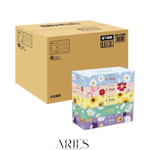 エリエール i:na（イーナ）ティシュー150組×60箱 【ケース品】