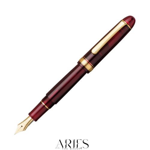 プラチナ万年筆 万年筆 B 太字 ブルゴーニュ #3776 センチュリー PNB-15000 71-4 正規輸入品の通販は