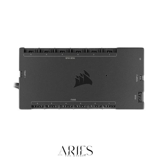 CORSAIR iCUE COMMANDER CORE XT スマート RGB ライティングとファンスピードコントローラー CL-9011112-WW