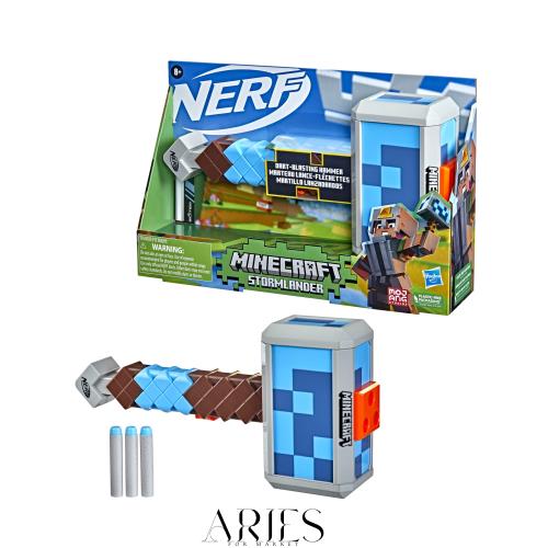 ハズブロ(HASBRO) ナーフ マインクラフト Minecraft ストームランダー ハンマー型ブラスター、ダーツ3本を発射、公式ナーフ エリート ダ 6,958円