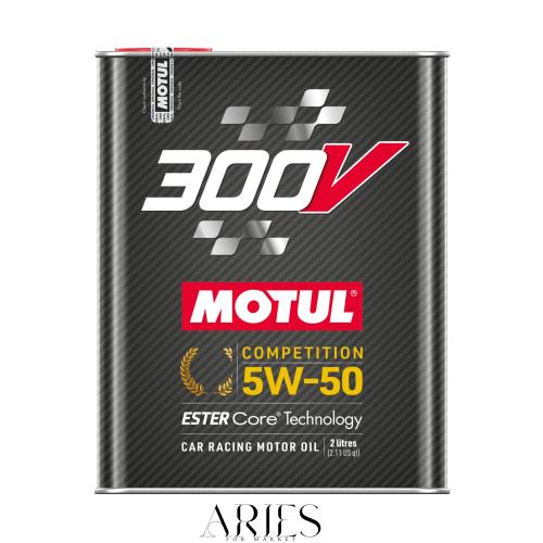 MOTUL(モチュール) 300V COMPETITION(300V コンペティション)100%化学合成(エステルコア) エンジンオイル 5W-50 2L[正規品]