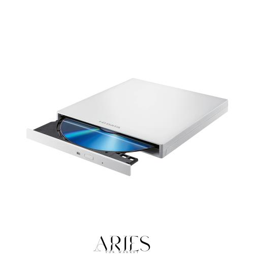 アイ・オー・データ I-O DATA ポータブルDVDドライブ 再生・保存ソフト付き Type-C/USB A搭載 Win/Mac両対応 バスパワー ホワイト DVRP-U