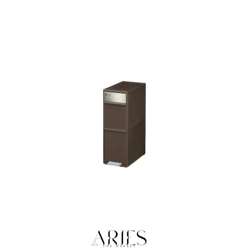 ライクイット (like-it) ペダル式 ゴミ箱 多段 分別スイングステーションワイド 約35L(20Lx1段・15Lx1段) 木目調パネ ライクイット (like-it) ペダル式 ゴミ箱 多段 分別スイング