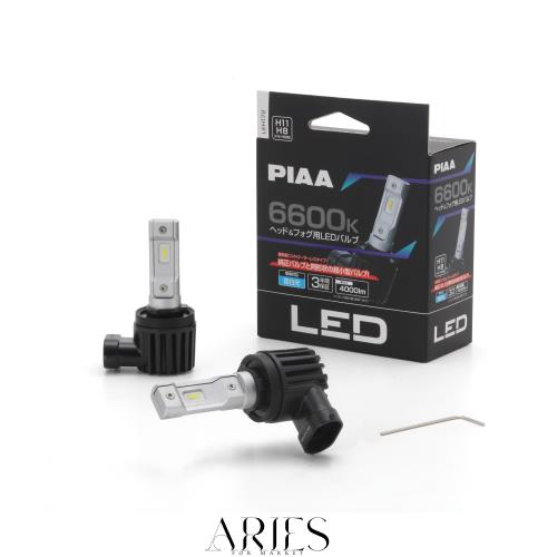 PIAA(ピア) ヘッドライト/フォグライト用 LED 6600K 〈コントローラーレスタイプ〉 12V 18W 4000lm H8/9/11/16 3年保証 車検対応 2個入 L