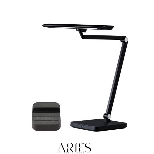 【節電対策】 【目に優しい】 アイリスオーヤマ デスクライト ベースタイプ 調光調色 手元リモコン スマホスタンド付 USB充電可 左右対称の通販は 9,343円