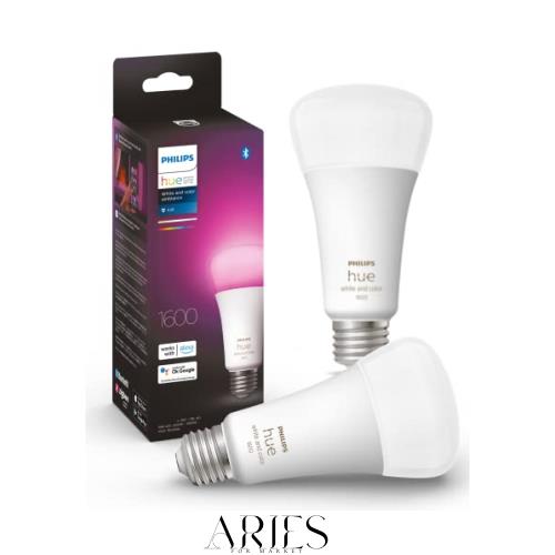 フィリップスヒュー(Philips Hue) Philips Hue スマート電球 E26 100W フルカラー 2個 セット - フィリップスヒュー LEDライト スマート