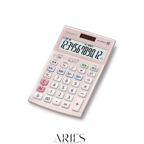 カシオ 本格実務電卓 12桁 検算機能 ジャストタイプ ピンク JS-20WKA-PK-N グリーン購入法適合 エコマーク認定 6,481円