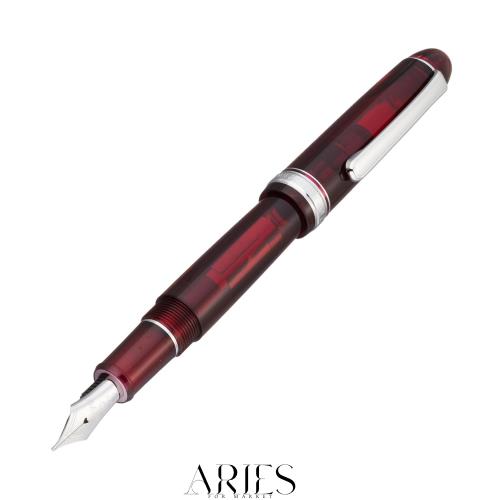 プラチナ万年筆 万年筆 B 太字 3776 センチュリー ロジウムフィニッシュ ブルゴーニュ PNB-18000CR 71-4 正規輸入品