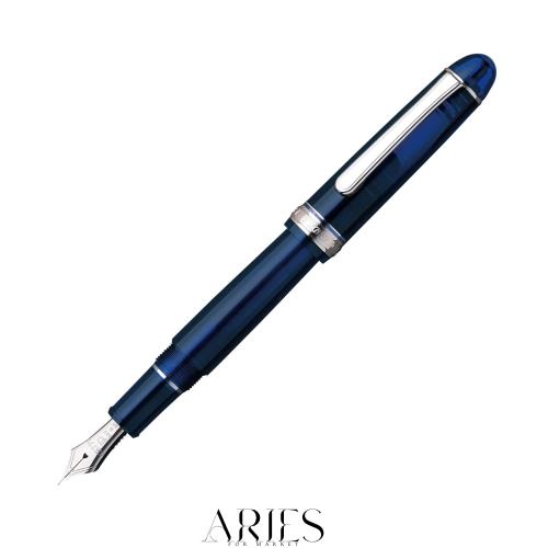 プラチナ万年筆 万年筆 C 極太字 3776 センチュリー ロジウムフィニッシュ シャルトルブルー PNB-18000CR 51-5 正規輸入品