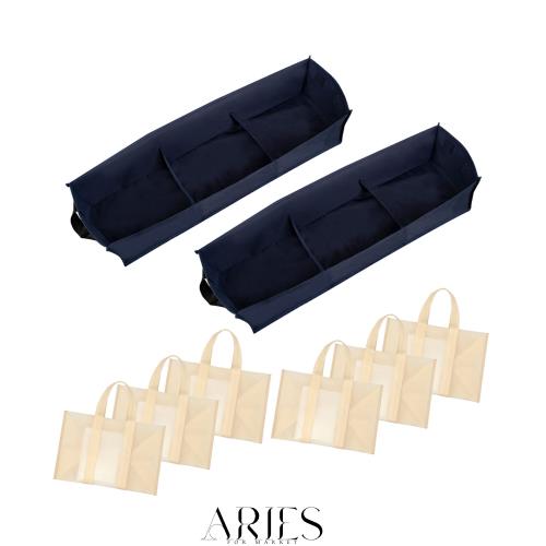 アストロ 吸水土のう袋 6枚+専用ケース2個セット 水でふくらむ 緊急簡易土のう 1袋約15L吸水 災害 水害 浸水 初期対策 830-04の通販は 9,632円