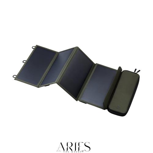 エレコム ソーラー充電器 NESTOUT SOLAR-1 【4枚パネル】 28W オリーブ MPA-NEST-S014OV