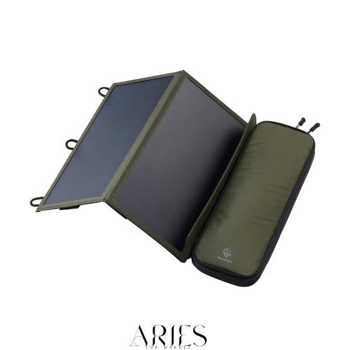 エレコム ソーラー充電器 NESTOUT SOLAR-1 オリーブ