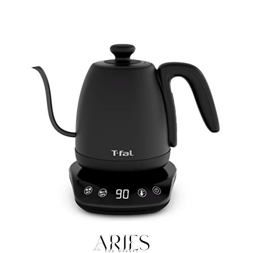 ティファール(T-fal)【オンライン限定】 ティファール 電気ケトル 1.0L ドリップ コーヒー 温度調節 「カフェ コントロール」 保温 ブラ