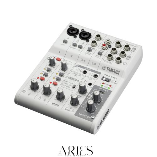 ヤマハ(YAMAHA) ライブストリーミングミキサー 6チャンネル ホワイト AG06MK2 W