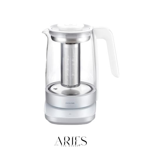 ZWILLING ツヴィリング 「 エンフィニジー ヨーロピアンティーケトル 1.7L 」 ガラス電気ケトル 6段階温度設定 保温 蒸らし機能 空焚き防