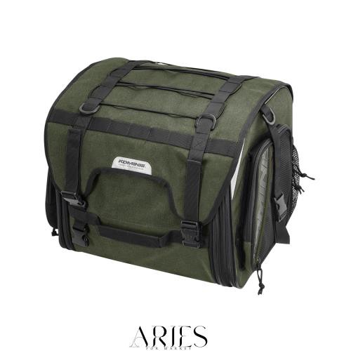 コミネ(KOMINE) バイク用 SA-241 ジャーニーシートバッグ Olive Freeの通販は 14,952円