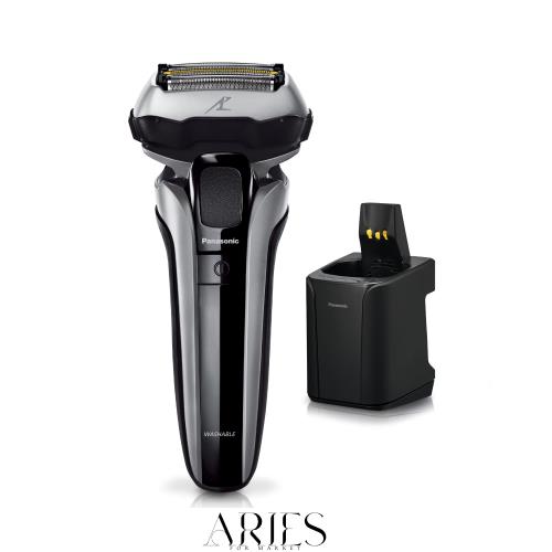 パナソニック ラムダッシュPRO メンズシェーバー 5枚刃 洗浄器付き シルバー ES-LV7H-S