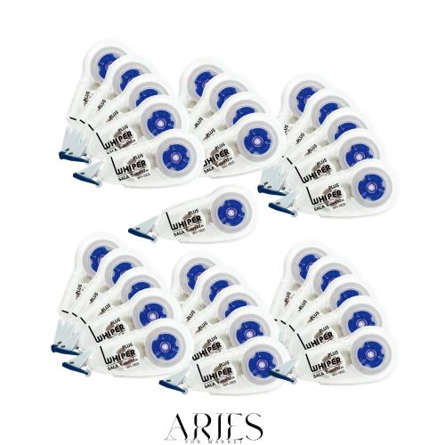 プラス 修正テープ ホワイパー サーラ 5mm幅 30個 ブルー WH-1805 51-551 ×30