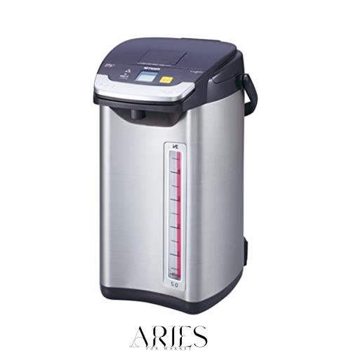 タイガー魔法瓶(TIGER) 電気ポット 蒸気レス 節電VE保温 まほうびん構造 6つの安心・安全構造 とく子さん 大容量 5.0L ブラック PIE-A501の通販は