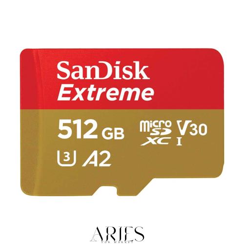 【 サンディスク 正規品 】 SanDisk microSD カード 512GB UHS-I U3 V30 書込最大130MB/s Full HD ＆ 4K アクションカメラ Extreme SDSQXA