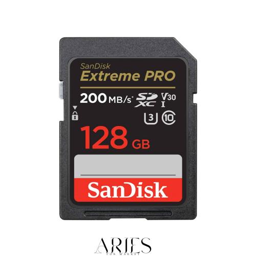 【 サンディスク 正規品 】 SDカード 128GB SDXC Class10 UHS-I V30 読取最大200MB/s SanDisk Extreme PRO SDSDXXD-128G-GHJIN 新パッケ