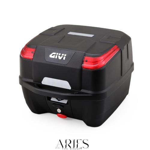 GIVI(ジビ) バイク用 リアボックス モノロック 33L ATLASシリーズ B33NM レッドレンズ 28828