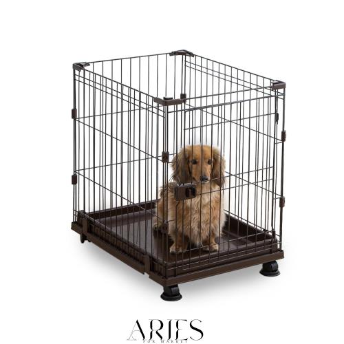 アイリスオーヤマ 犬 サークル 室内 コンビネーションサークル P-CS-470V ウォールナット