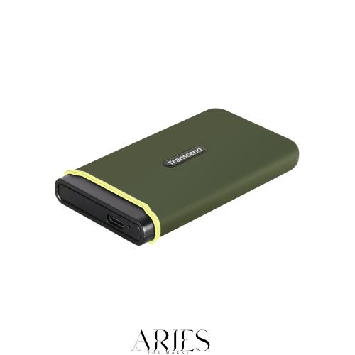 トランセンドジャパン 外付けSSD 2TB【PS4/PS5/Xbox One 動作確認済み】USB3.2 Gen2x2 最大2000MB/秒 耐衝撃 Type-C ポータブルSSD TS2TE