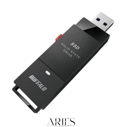 SSD-SCT1.0U3-BA(ブラック) ケーブルレス ポータブルSSD 1TB