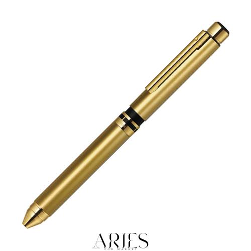 ゼブラ(ZEBRA) 多機能ペン シャーボX 金軸 リフィル入 SBX-GO-KN-AZ