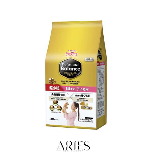 ペットラインプロバラ プロフェッショナル・バランス 超小粒 1歳まで 子いぬ用 2.4kg（400g×6袋）