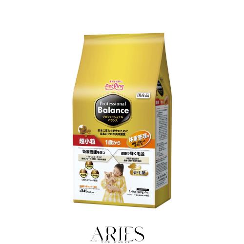 プロフェッショナル・バランス 超小粒 1歳から 体重管理用 2.4kg（400g×6袋）