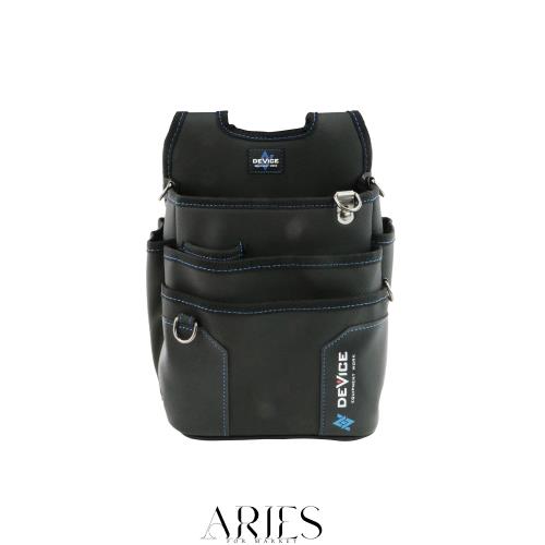 SK11 腰袋3段ホルダー付き DVC-JY9 内側サック付 底部補強 合成皮革