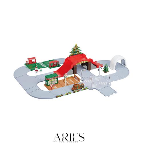 タカラトミー 『 トミカ トミカタウン クリスマスDXセット (サンタクロース、トナカイバス付き) 』 ミニカー 車 おもちゃ unisex 3歳以上