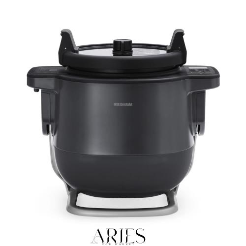 【テレビで紹介】アイリスオーヤマ 自動調理鍋 自動かくはん式調理機 シェフドラム 電気鍋 揚げ物 CHEF DRUM DAC-IA2-H PC、PA、PET、SUS