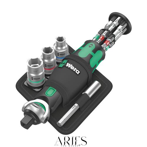 WERA ヴェラ ビットマガジン付き ZYKLOPラチェットセット 004283